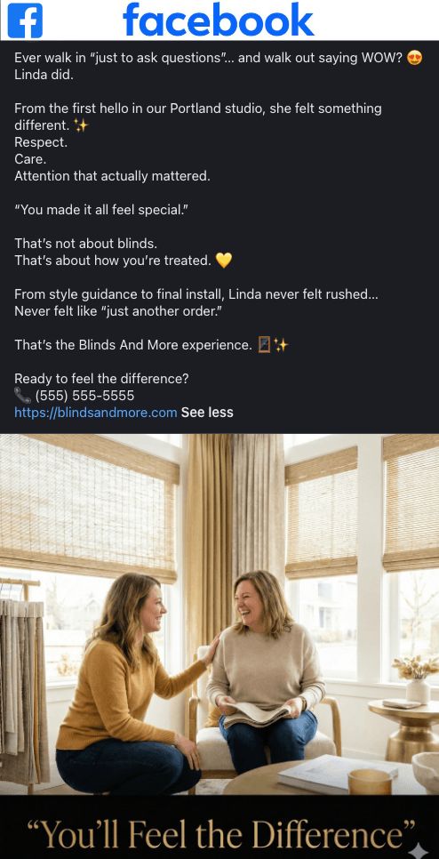 Facebook Post Example